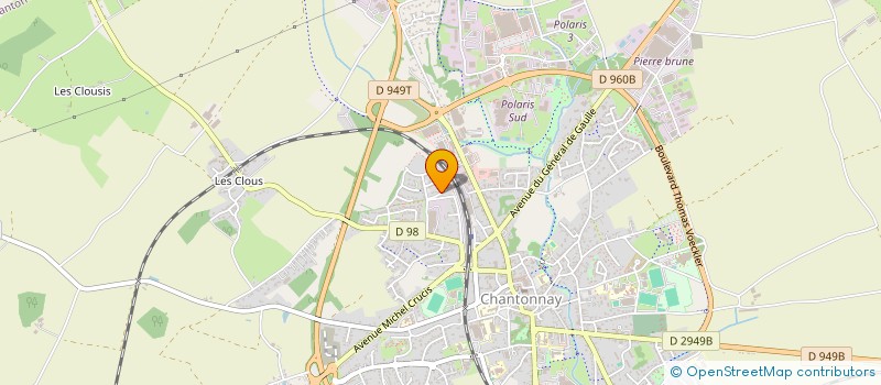 localisation de l'entreprise B2C  CHANTONNAY