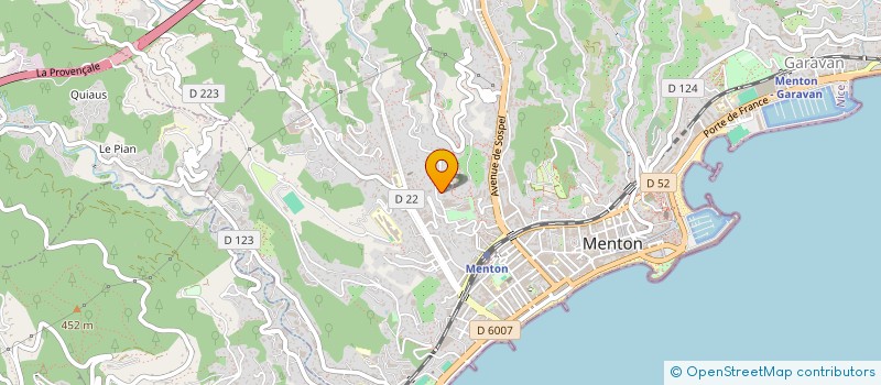 localisation de l'entreprise B2C CONCEPT à MENTON