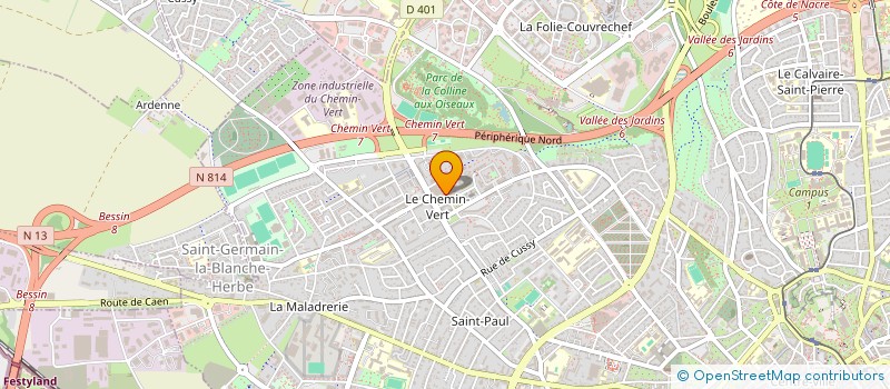 localisation de l'entreprise B2C PROTHESES DENTAIRES à CAEN