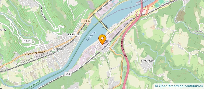 localisation de l'entreprise B2C RESINES  REVENTIN-VAUGRIS