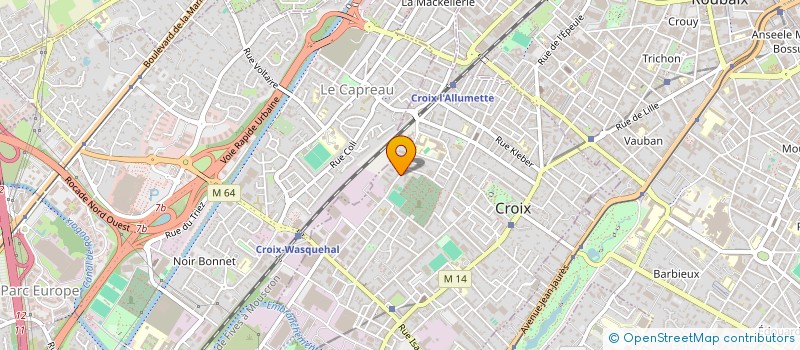 localisation de l'entreprise B2C SERVICES à CROIX