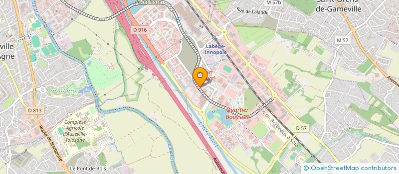 localisation de l'entreprise B2C SPORT à LABEGE