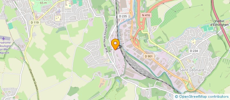 localisation de l'entreprise B2CG  OUTREAU