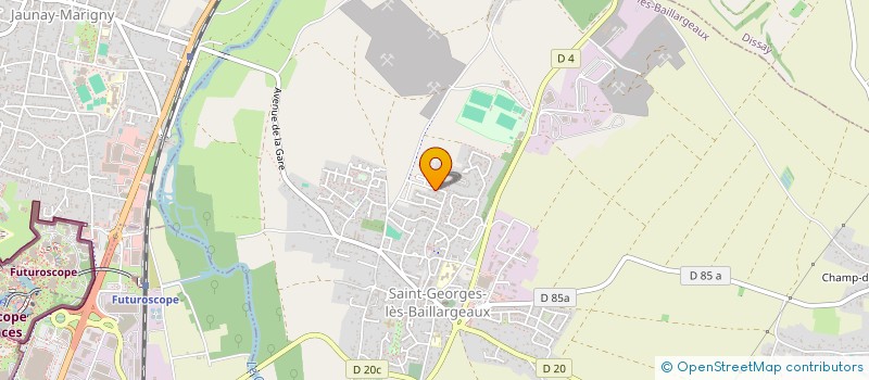 localisation de l'entreprise B2CMG86  SAINT-GEORGES-LES-BAILLARGEAUX