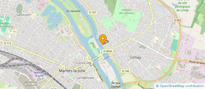 localisation de l'entreprise B2CP  LIMAY