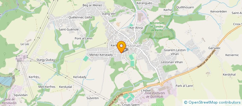 localisation de l'entreprise B2CT  ERGUE-GABERIC