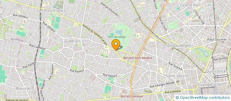 localisation de l'entreprise B2D DEVELOPPEMENT  BORDEAUX