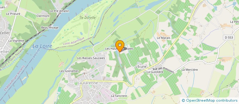 localisation de l'entreprise B2D DIFFUSION à OREE-D'ANJOU