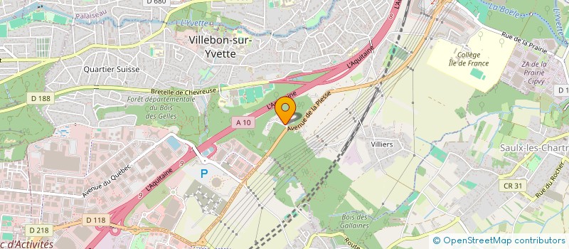 localisation de l'entreprise B2DEM  VILLEBON-SUR-YVETTE