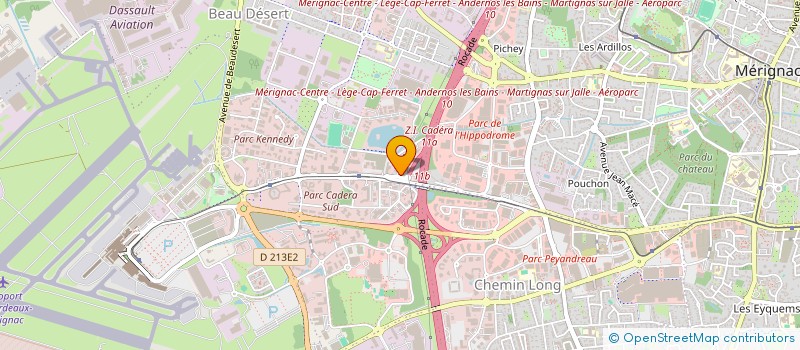 localisation de l'entreprise B2DIMMO  MERIGNAC