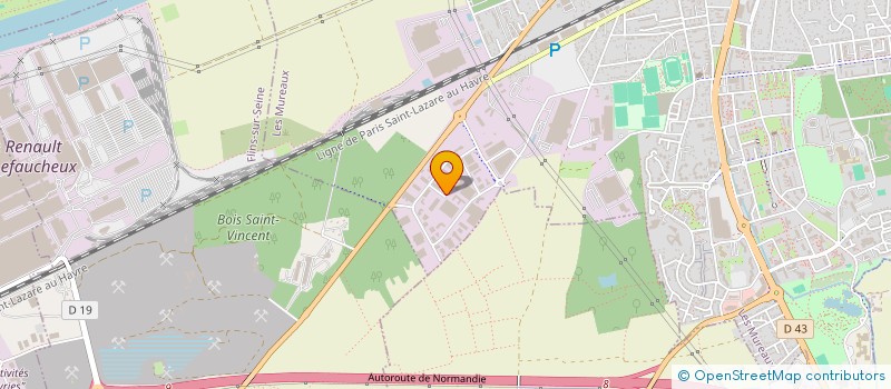 localisation de l'entreprise B2E à MUREAUX (LES)