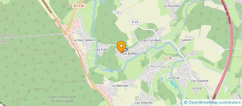 localisation de l'entreprise B2E  FERNEY-VOLTAIRE