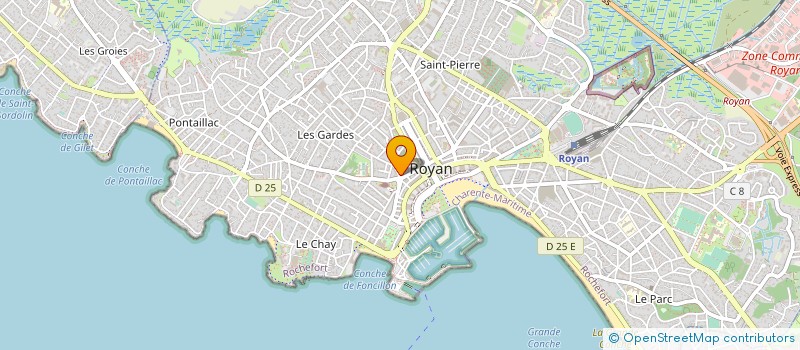 localisation de l'entreprise B2E à ROYAN