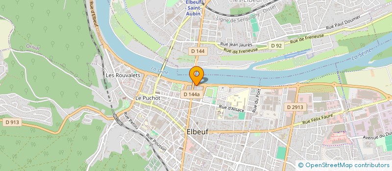 localisation de l'entreprise B2E à ELBEUF