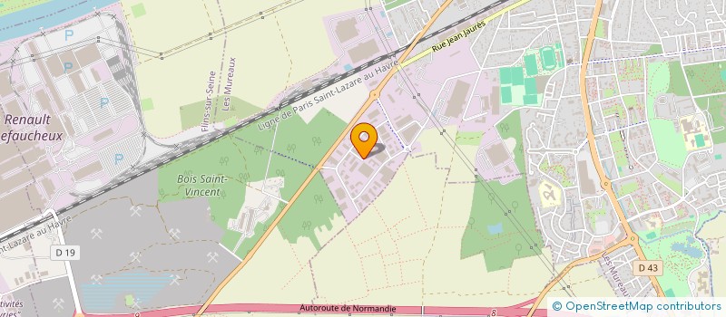 localisation de l'entreprise B2E à MUREAUX (LES)