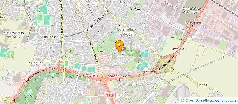 localisation de l'entreprise B2E  CORMELLES-LE-ROYAL