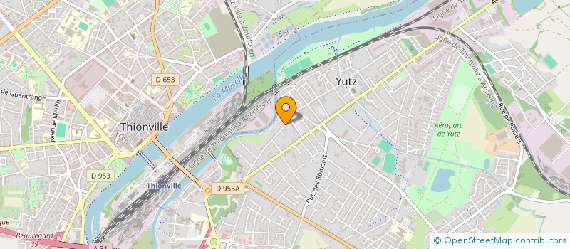localisation de l'entreprise B2E EXTENSION à YUTZ