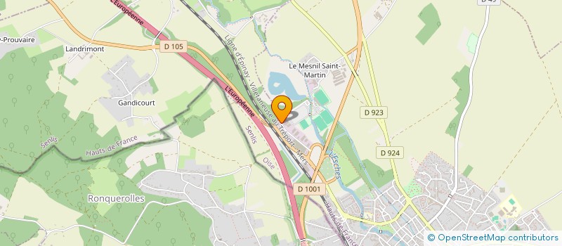 localisation de l'entreprise B2E SAS  PRESLES