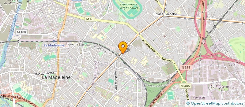 localisation de l'entreprise B2F  MARCQ-EN-BARUL