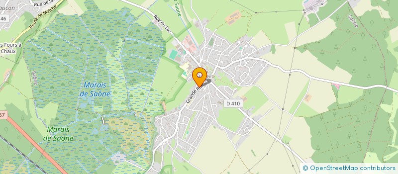 localisation de l'entreprise B2F  LES MONTS-RONDS