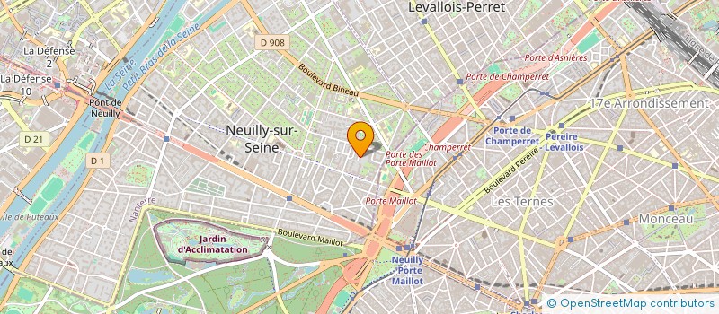 localisation de l'entreprise B2F CONSEILS à NEUILLY-SUR-SEINE