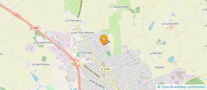 localisation de l'entreprise B2G  VENANSAULT