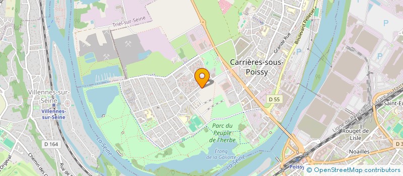 localisation de l'entreprise B2G  CARRIERES-SOUS-POISSY