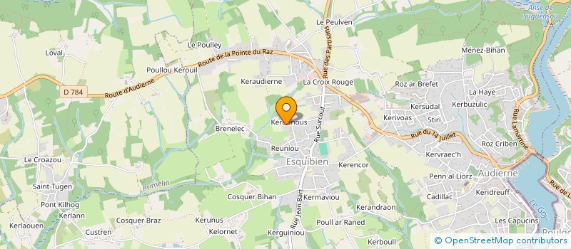 localisation de l'entreprise B2G  AUDIERNE