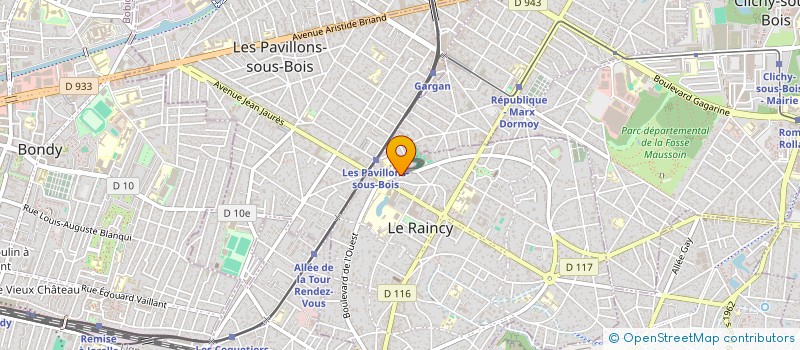 localisation de l'entreprise B2G CONSULTING à LE RAINCY
