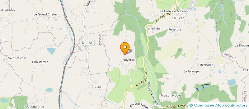 localisation de l'entreprise B2G INFRA à JOURGNAC