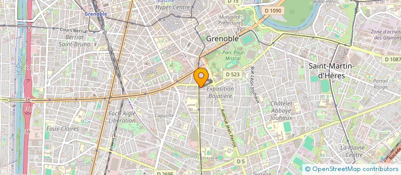 localisation de l'entreprise B2GDT à GRENOBLE