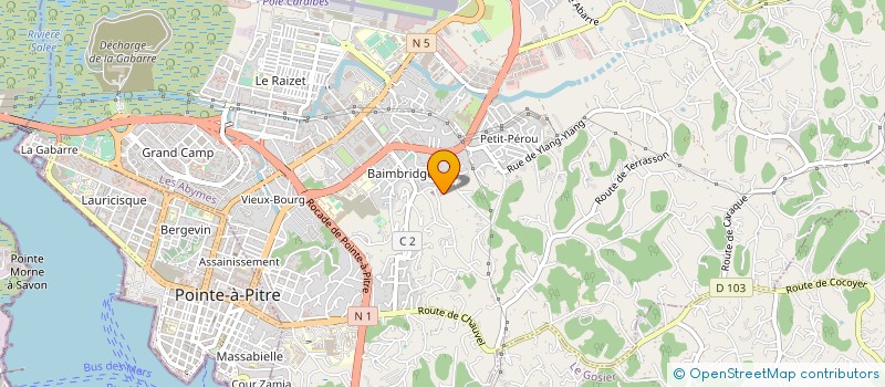 localisation de l'entreprise B2H à LES ABYMES