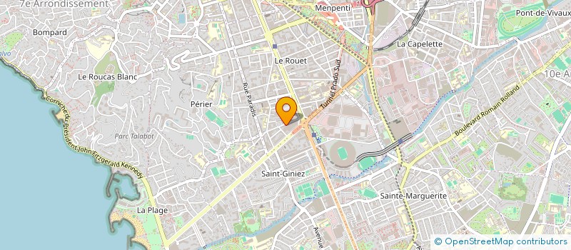 localisation de l'entreprise B2H83 FREJUS  MARSEILLE