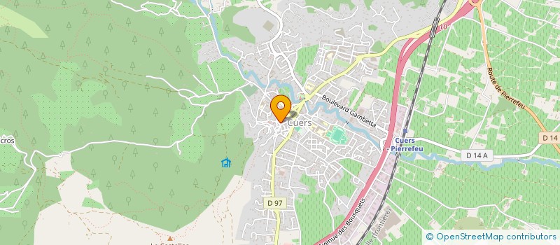 localisation de l'entreprise B2I à CUERS