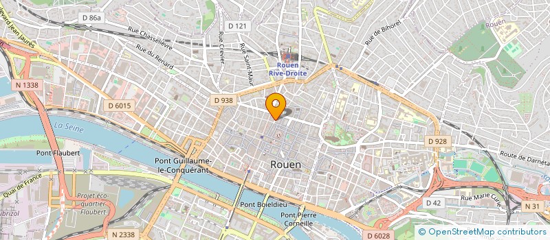 localisation de l'entreprise B2I à ROUEN