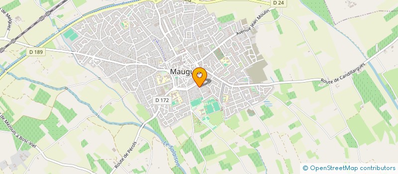 localisation de l'entreprise B2I  MAUGUIO