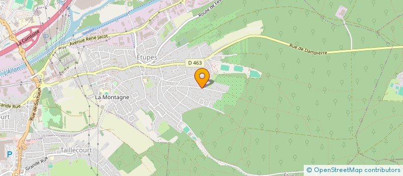 localisation de l'entreprise B2I CONSULTANTS BELFORT  ETUPES