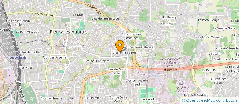 localisation de l'entreprise B2IMMO à ORLEANS