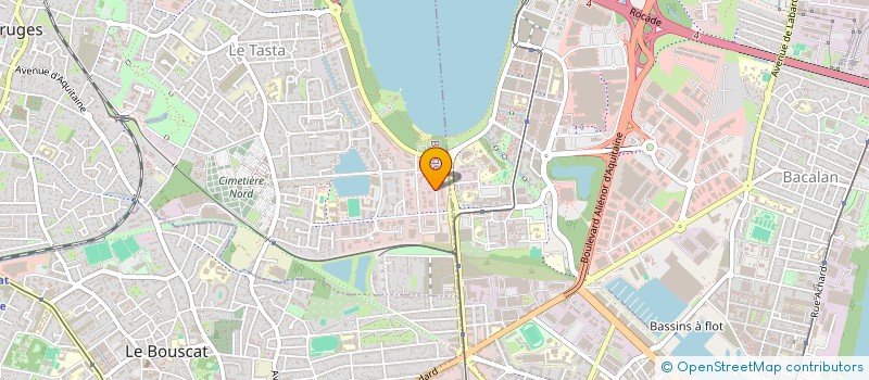 localisation de l'entreprise B2IX  BRUGES