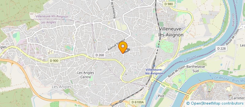 localisation de l'entreprise B2J  VILLENEUVE-LES-AVIGNON