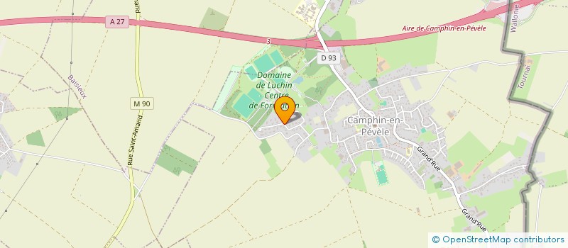 localisation de l'entreprise B2J à CAMPHIN-EN-PEVELE