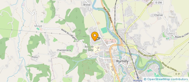 localisation de l'entreprise B2J CREATION  RUMILLY