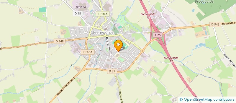 localisation de l'entreprise B2J FLANDRES IMMO  STEENVOORDE