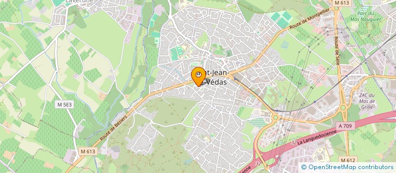 localisation de l'entreprise B2J IMMO  SAINT-JEAN-DE-VEDAS