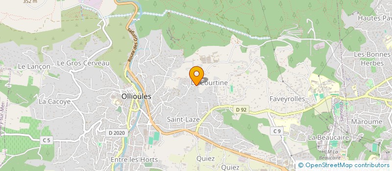 localisation de l'entreprise B2J INVESTISSEMENT à OLLIOULES