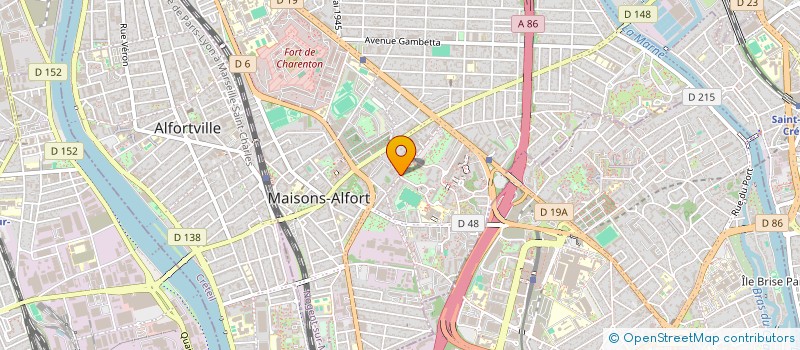 localisation de l'entreprise B2J NEGOCE à MAISONS ALFORT