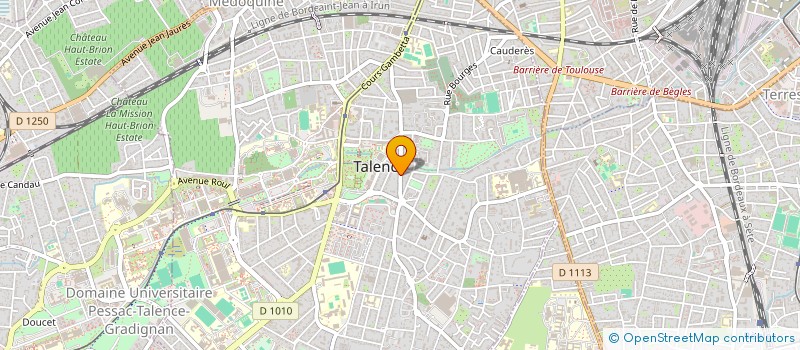 localisation de l'entreprise B2J RESTAURATION  TALENCE