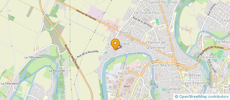 localisation de l'entreprise B2JC  NIORT