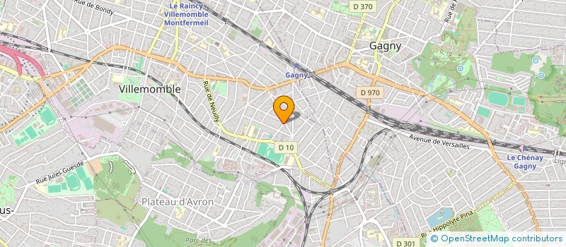 localisation de l'entreprise B2K à VILLEMOMBLE