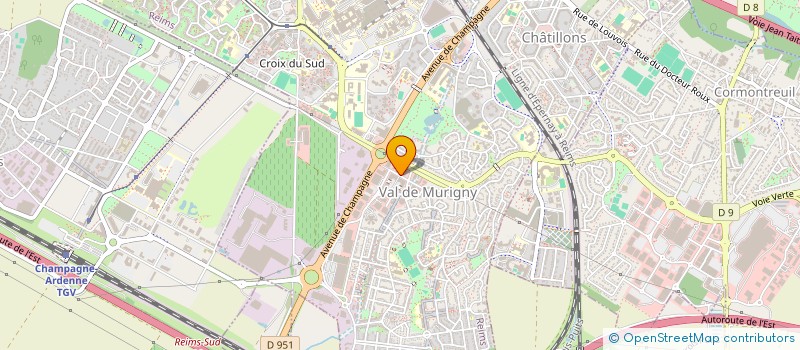 localisation de l'entreprise B2K à REIMS